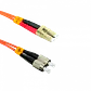 3mt LC-FC OM1 MultiModo MM Duplex Jumper Fibra 62.5/125um LSZH - Miniatura 2