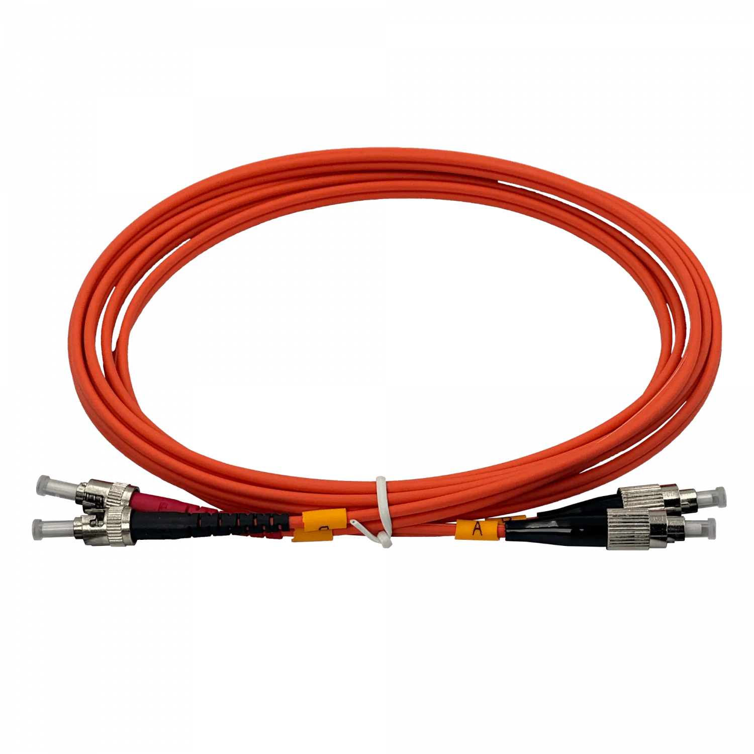 3mt FC-ST OM1 Multimodo MM Duplex Jumper Fibra 62.5/125um LSZH 3