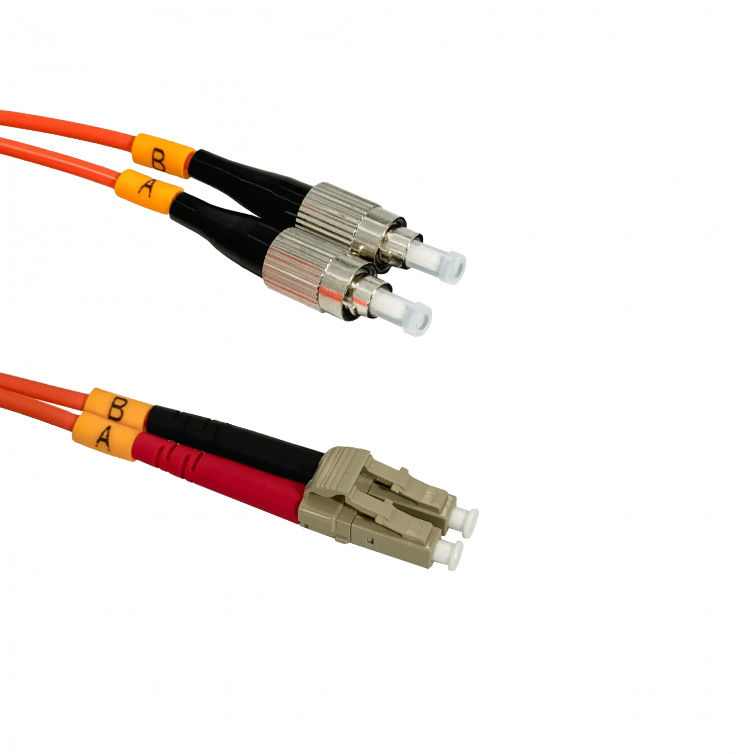 2mt LC-FC OM1 MultiModo MM Duplex Jumper Fibra 62.5/125um LSZH 3