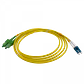 2mt SC/APC-LC/UPC MonoModo SM Duplex Jumper Cable Fibra 9/125um 3mm - Miniatura 2