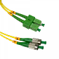 5mt SC/APC-FC/APC MonoModo SM Duplex Jumper Cable Fibra 9/125um 3mm - Miniatura 3