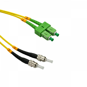 Jumper Cable Fibra 9/125um 3mm 3mt SC/APC-ST/UPC MonoModo SM Duplex 