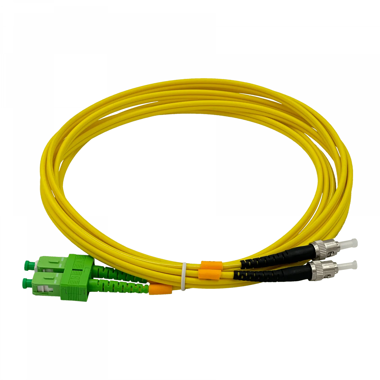 3mt SC/APC-ST/UPC MonoModo SM Duplex Jumper Cable Fibra 9/125um 3mm 3