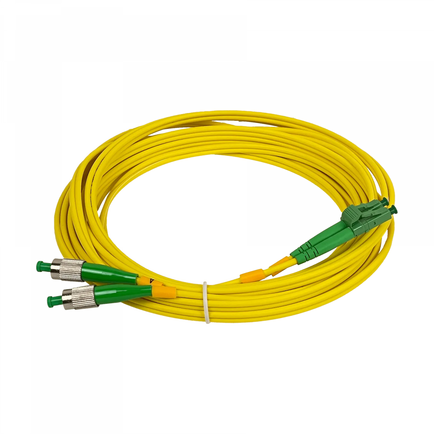 5mt LC/APC-FC/APC MonoModo SM Duplex Jumper Cable Fibra 9/125um 2