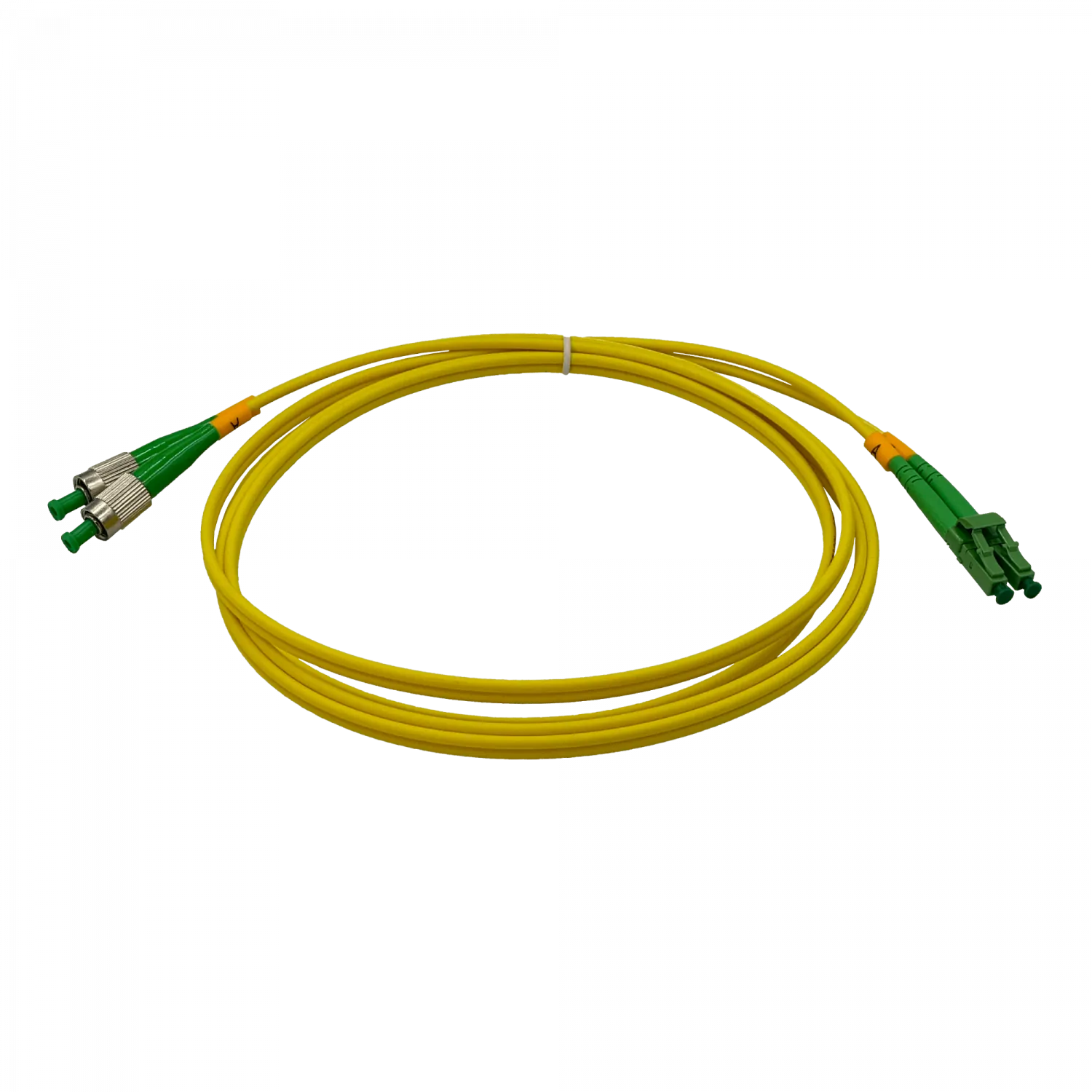 2mt LC/APC-FC/APC MonoModo SM Duplex Jumper Cable Fibra 9/125um 3