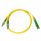 1mt LC/APC-FC/APC MonoModo SM Duplex Jumper Cable Fibra 9/125um - Miniatura 3