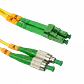 1mt LC/APC-FC/APC MonoModo SM Duplex Jumper Cable Fibra 9/125um - Miniatura 2