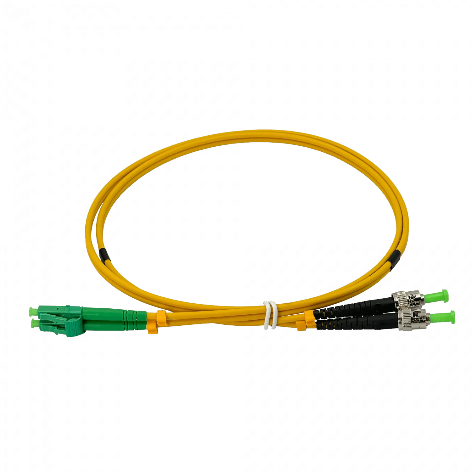 1mt LC/APC-ST/APC MonoModo SM Duplex Jumper Cable Fibra 9/125um 3mm 2