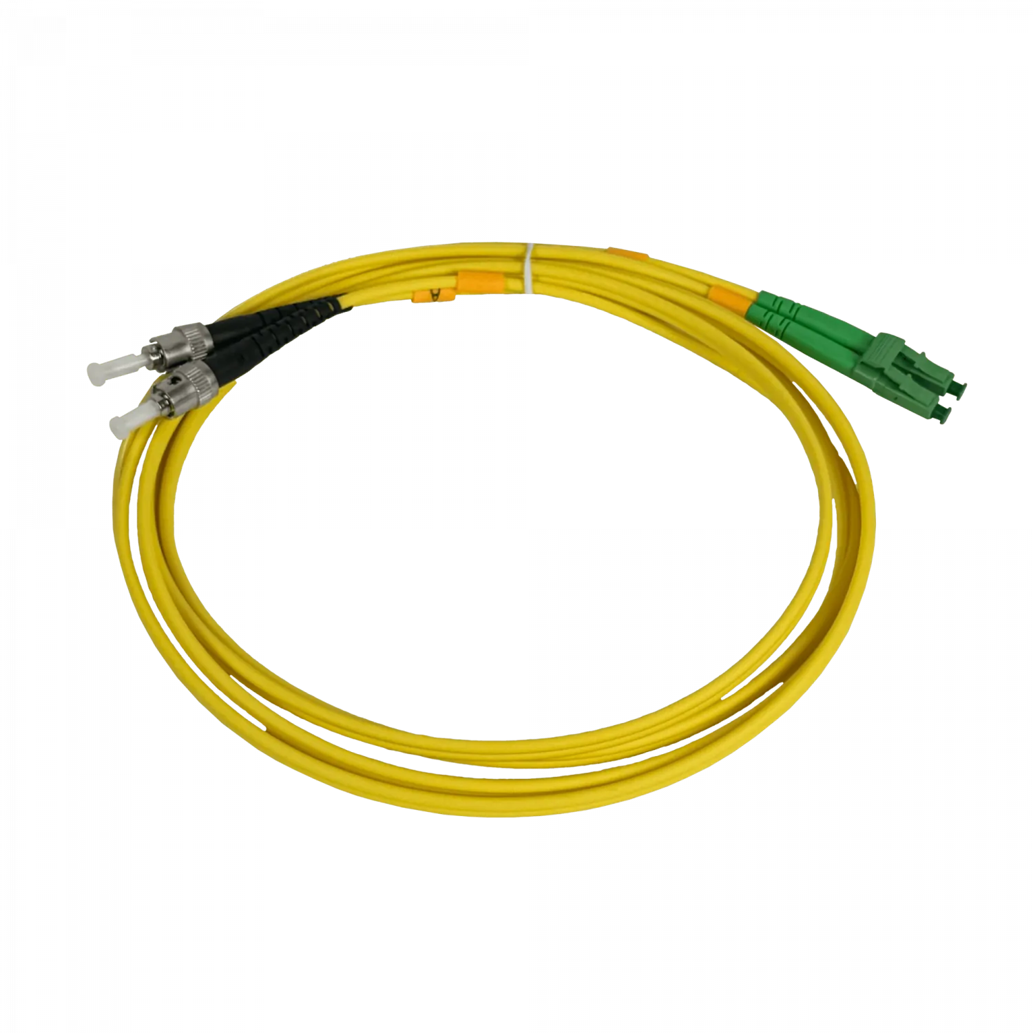 Jumper Cable Fibra 3.0mm 9/125 2mt SM LC/APC-ST/UPC MonoModo SM Duplex  2
