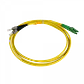 Jumper Cable Fibra 3.0mm 9/125 2mt SM LC/APC-ST/UPC MonoModo SM Duplex  - Miniatura 2