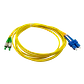 Jumper Cable Fibra 9/125um 3mm 3mt SC/UPC-FC/APC MonoModo SM Duplex  - Miniatura 2