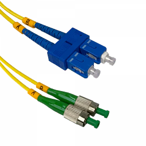 Jumper Cable Fibra 9/125um 3mm 3mt SC/UPC-FC/APC MonoModo SM Duplex 