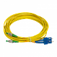 Jumper Cable Fibra 9/125um 3mm 5mt SC/UPC-FC/APC MonoModo SM Duplex  - Miniatura 2
