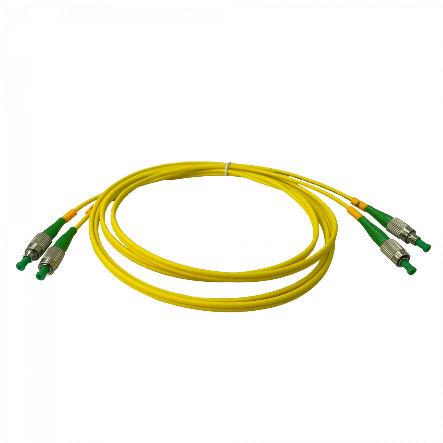 Jumper Cable Fibra 9/125um 3mm 2mt FC/APC-FC/APC MonoModo SM Duplex  2