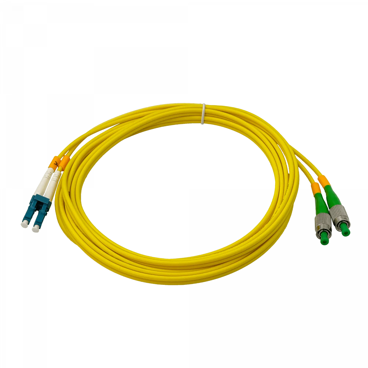Jumper Cable Fibra 9/125um 3mm 3mt FC/APC-LC/UPC MonoModo SM Duplex  2