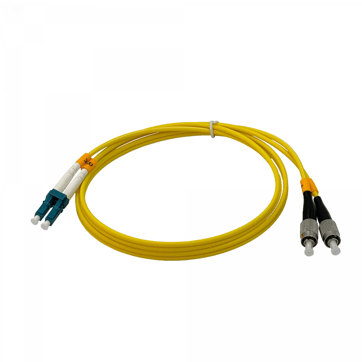 Jumper Cable Fibra 9/125um LSZH 1mt LC-FC MonoModo SM Duplex  2