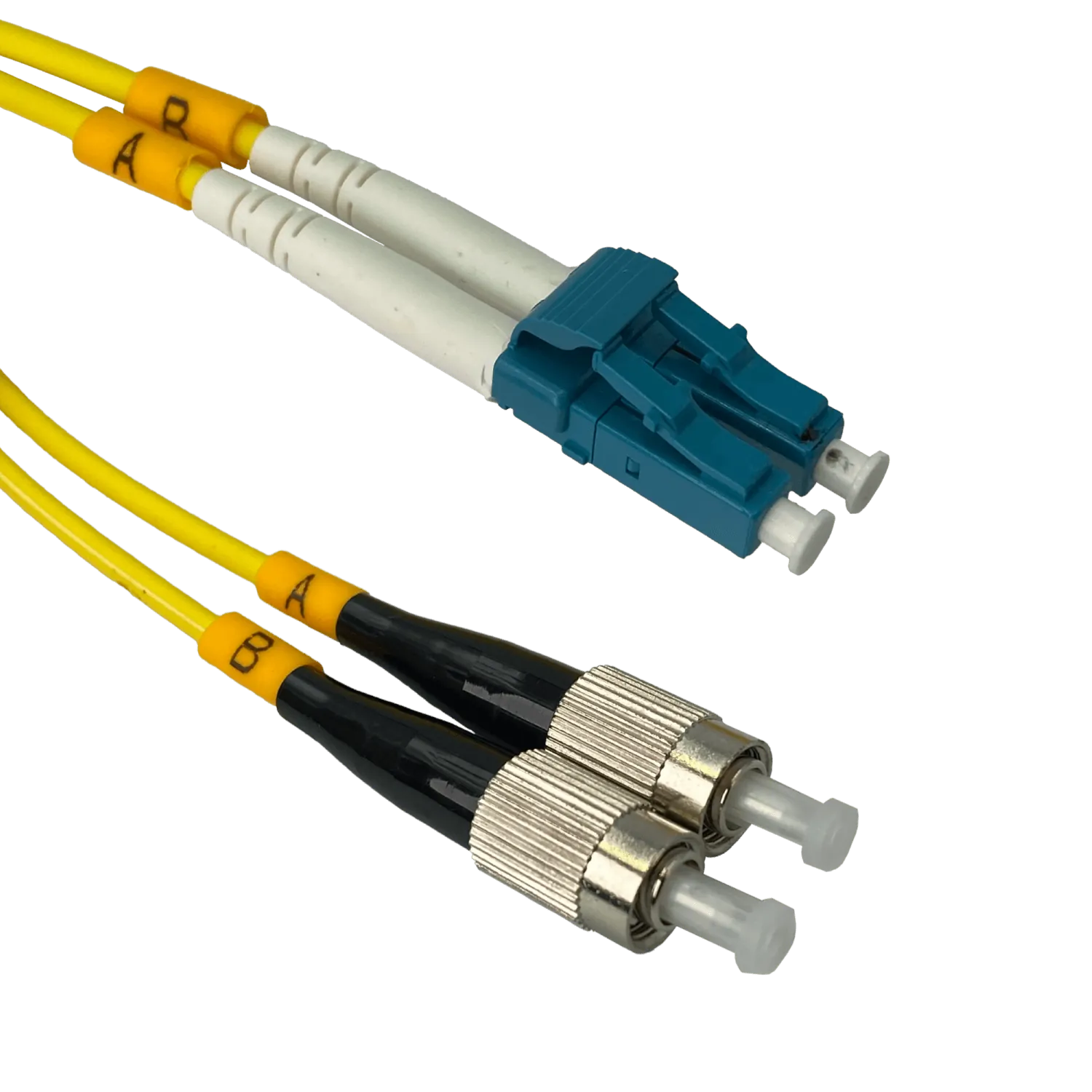 Jumper Cable Fibra 9/125um LSZH 1mt LC-FC MonoModo SM Duplex  1