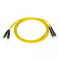 Jumper Cable Fibra 3.0mm 9/125um LSZH 2mt ST-FC MonoModo SM Duplex  - Miniatura 2