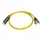 Jumper Cable Fibra 3.0mm 9/125um LSZH 1mt ST-FC MonoModo SM Duplex  - Miniatura 2