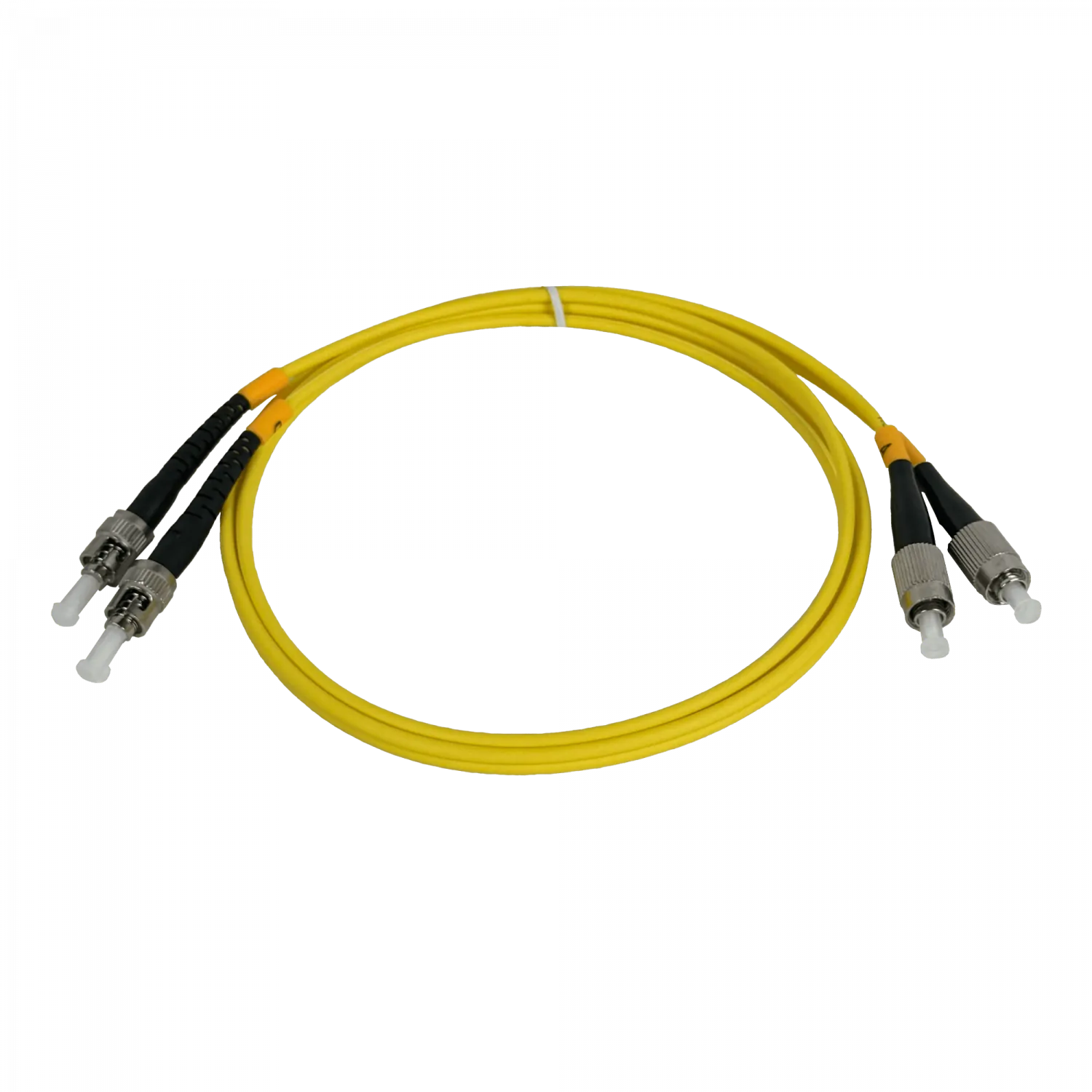 Jumper Cable Fibra 3.0mm 9/125um LSZH 1mt ST-FC MonoModo SM Duplex  2