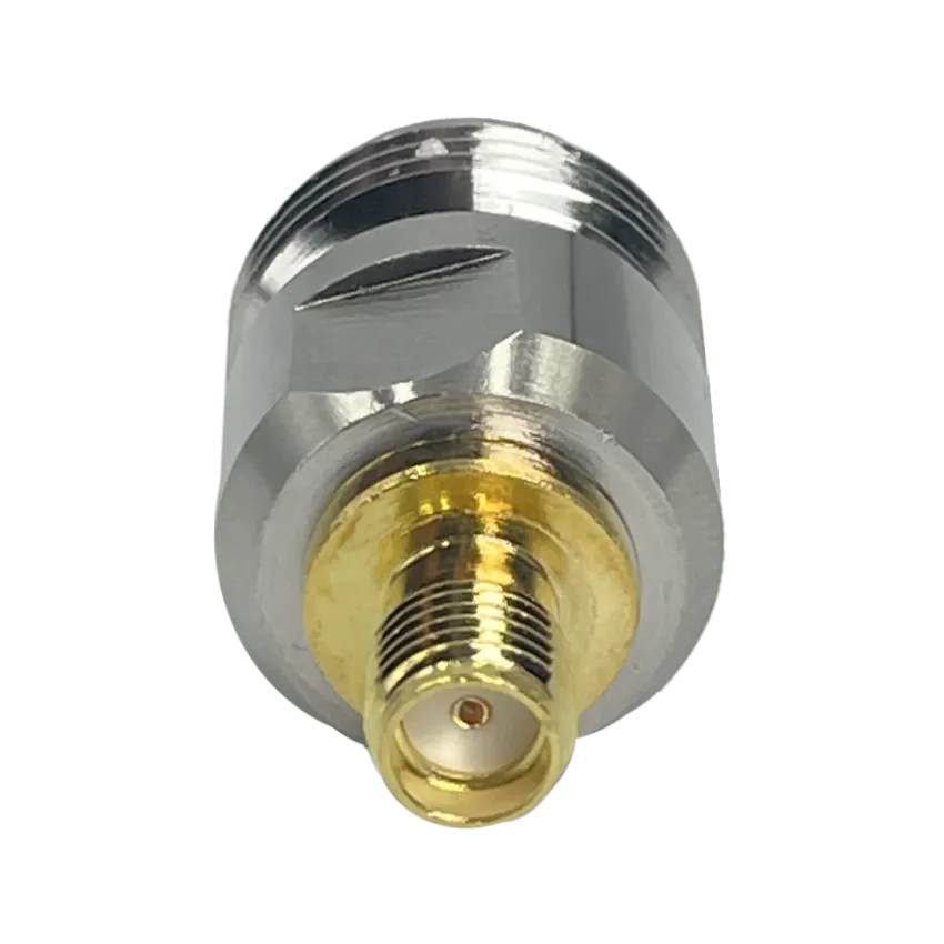 Adaptador Copla Coaxial N-Hembra .SMA-Hembra  2