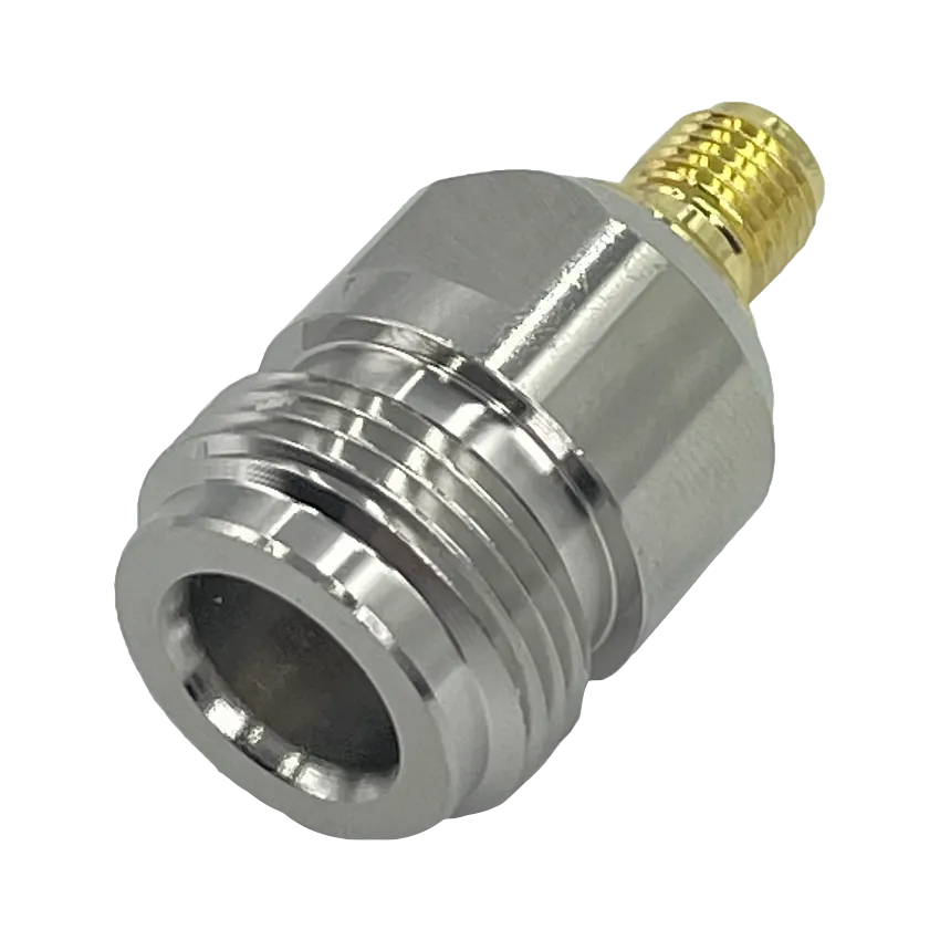 Adaptador Copla Coaxial N-Hembra .SMA-Hembra  3