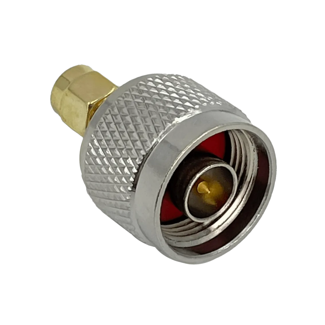 Adaptador Coaxial N Macho a SMA Macho Tipo Copla RF 2