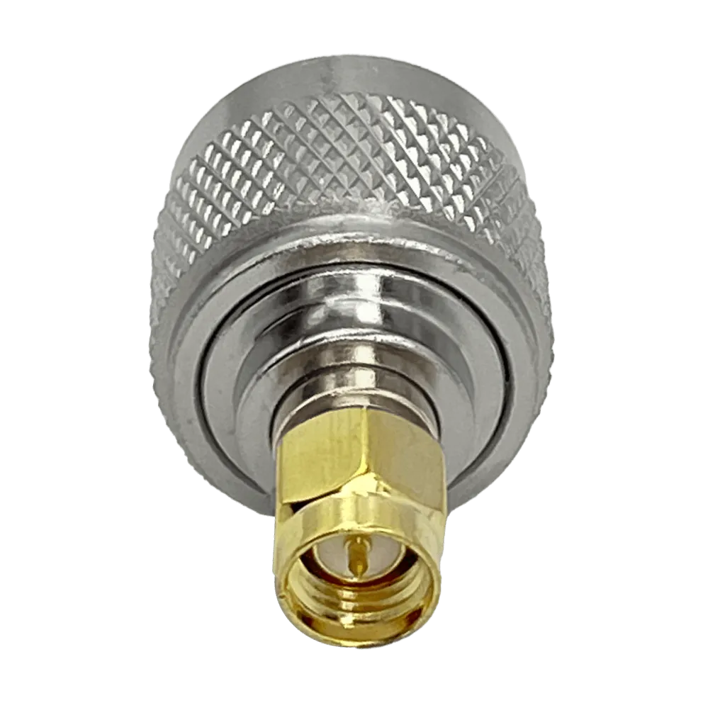 Adaptador Coaxial N Macho a SMA Macho Tipo Copla RF 3