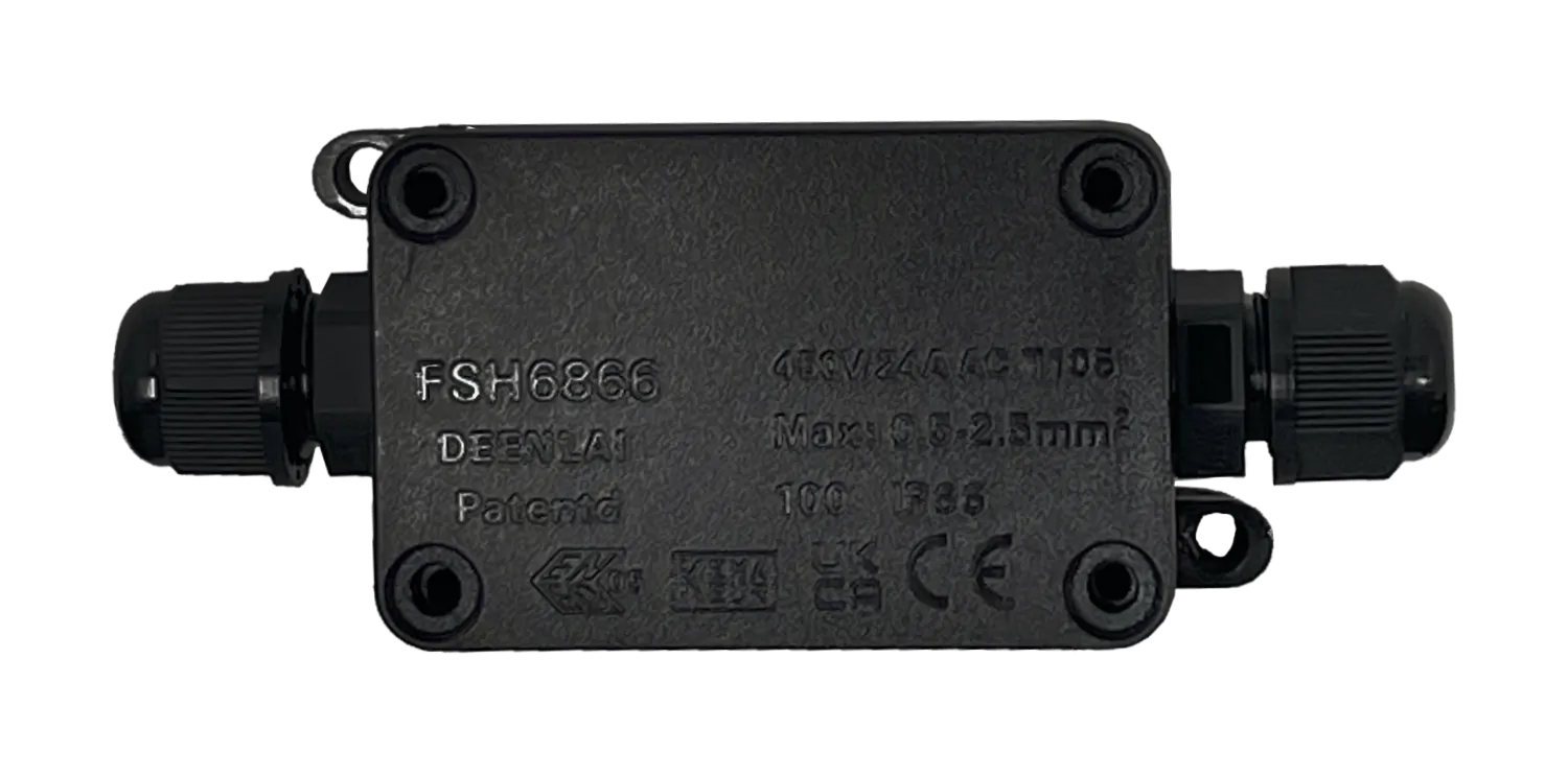 Caja de conexiones copla 24A 450V AWG24-10 IP66 3x0,5-2,5mm2 3