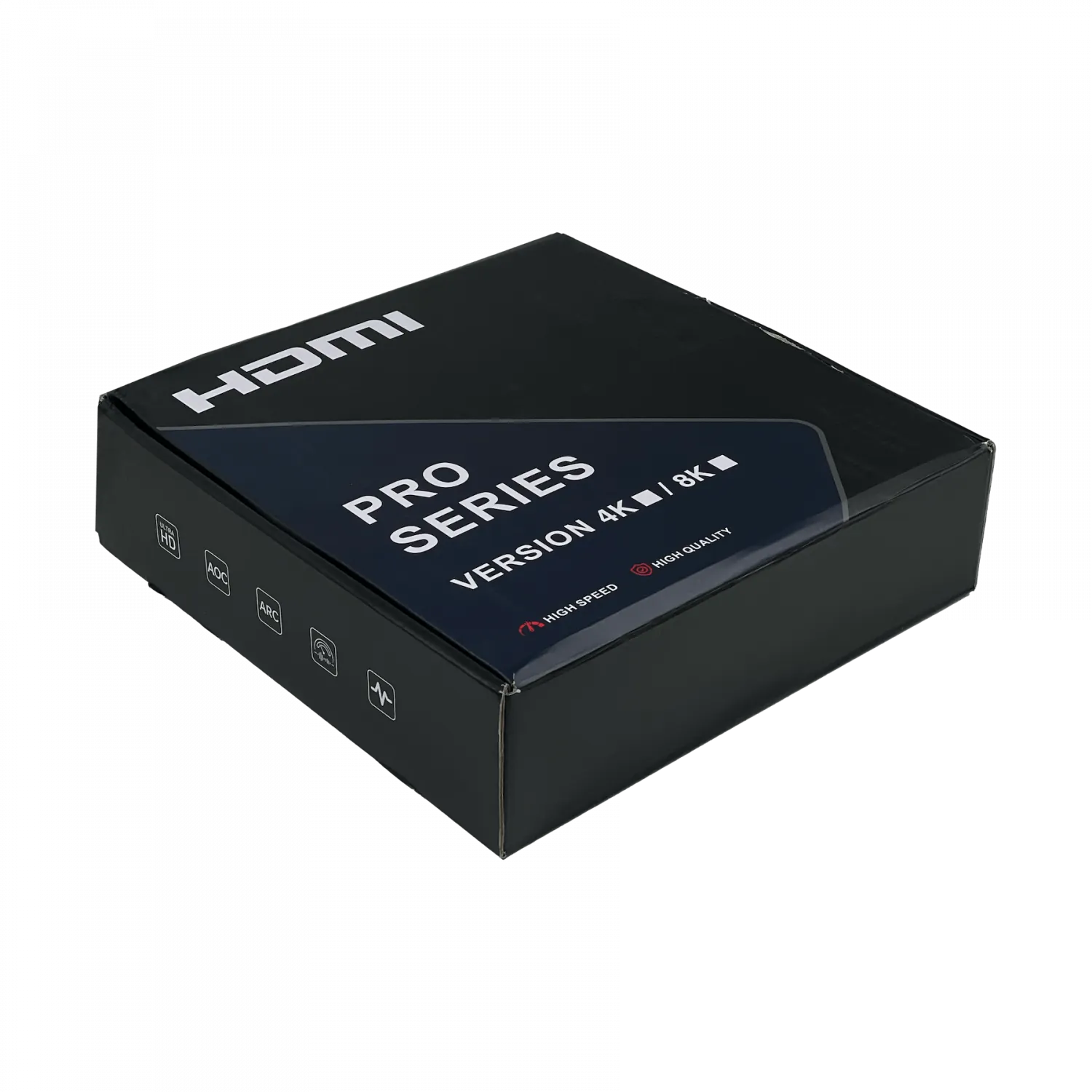 Cable HDMI de Fibra Óptica 80m 8K 4320p v2.0, HDMI-M a HDMI-M, Negro, 3D, 4Kx8K 3