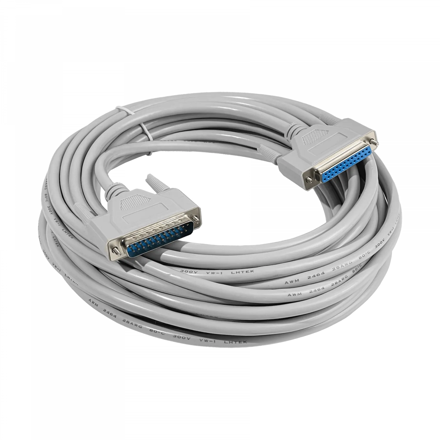 Cable DB25 Macho a DB25 Hembra, 10m (1000cm) 2