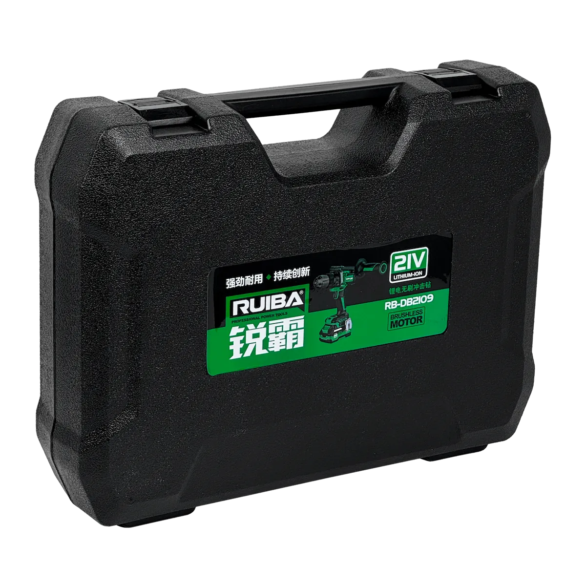 Taladro inalambrico Percutor 1,5-13mm + 2 Bateria-Litio 21V 4Ah RUI  6