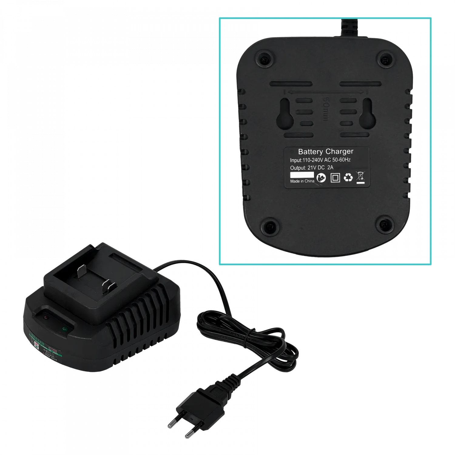 Taladro de Impacto Inalámbrico RUIBA RB-SD2108 - Brushless, 21V, 230NM 2