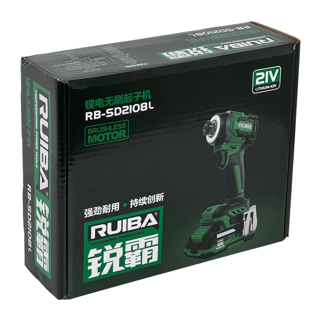 Taladro de Impacto Inalámbrico RUIBA RB-SD2108 - Brushless, 21V, 230NM 4
