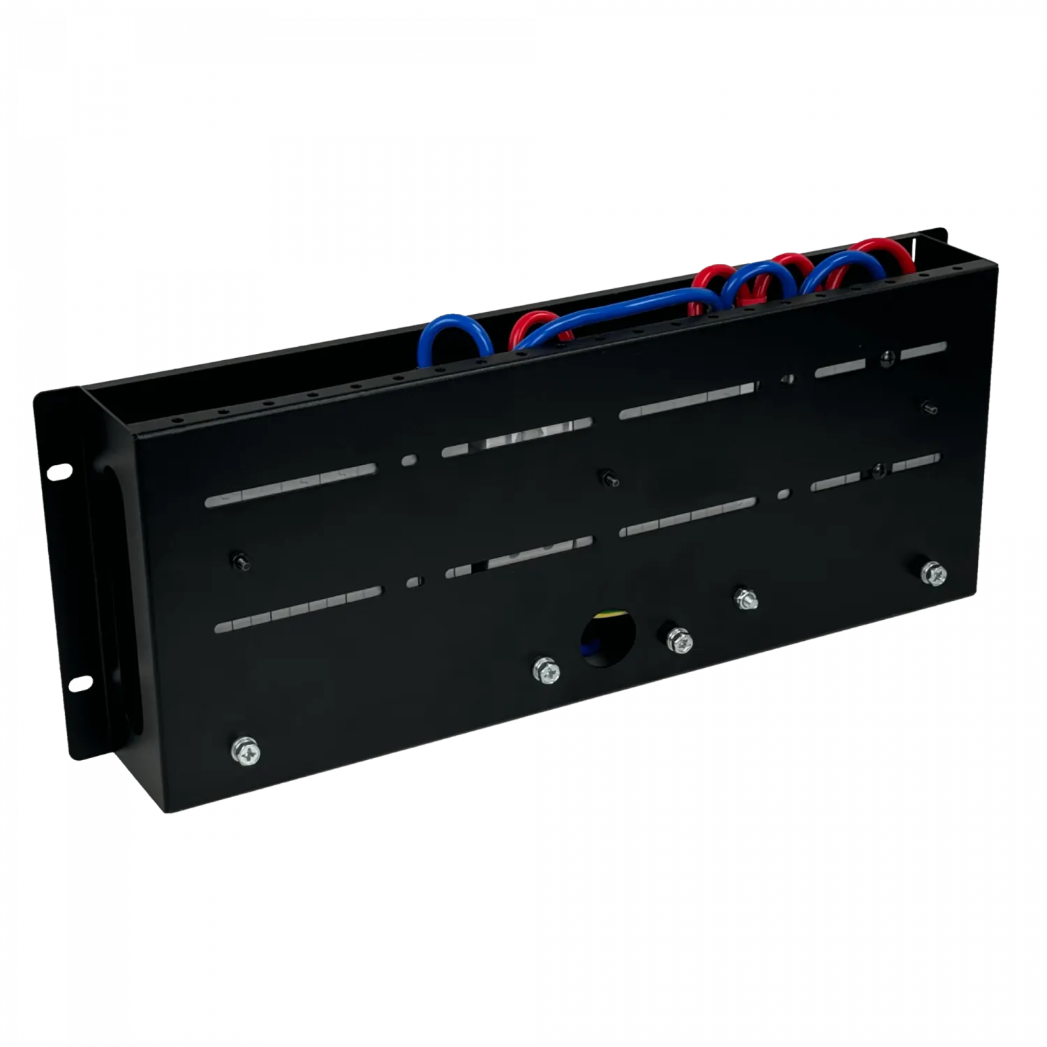 Sistema de Transf Manual 63A 1-Fase  5-out-AC 1-SchukO 7-out-DC Rack 4U 2