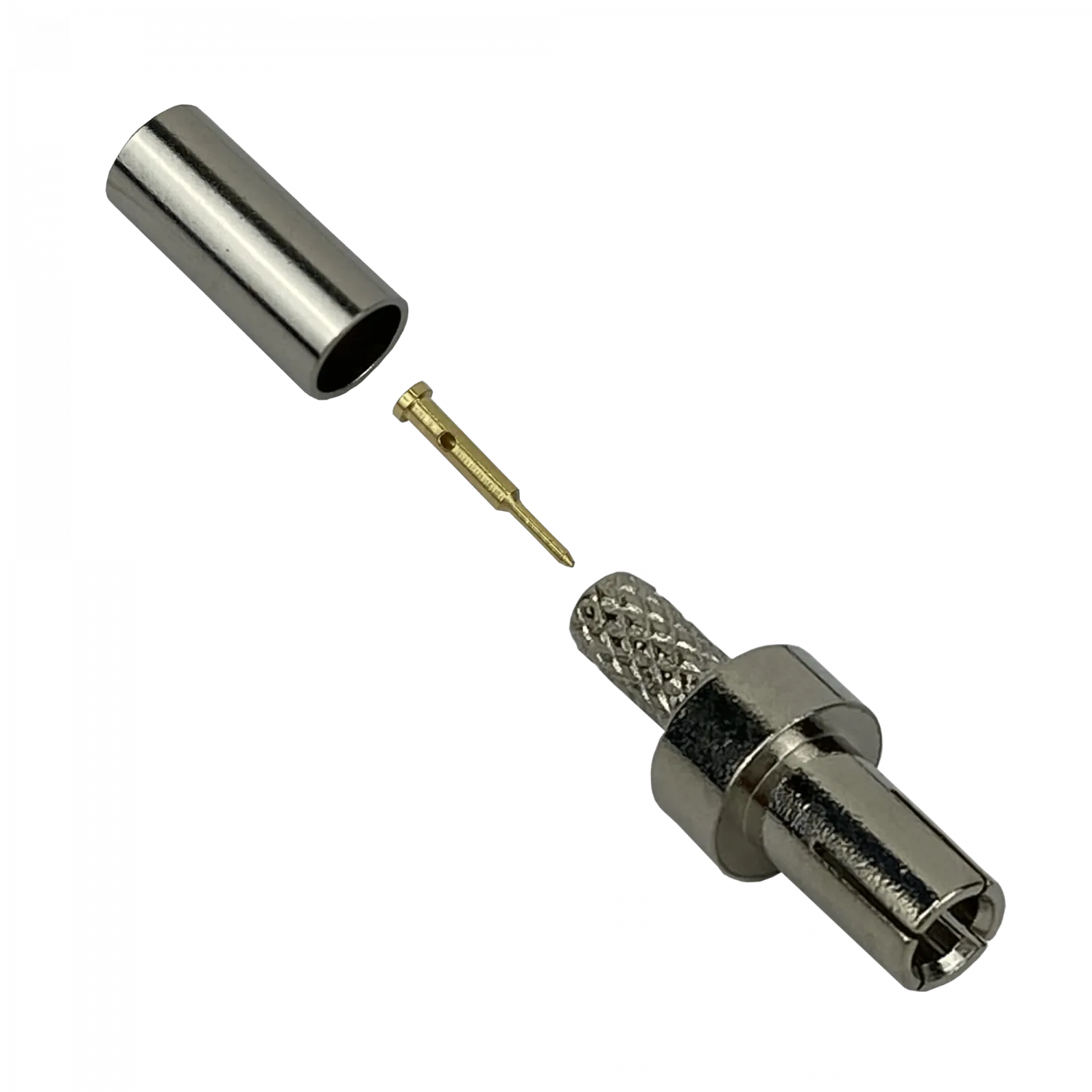 Conector Coaxial Crimpeable CA100 RG174 TS9-Macho RG316  2
