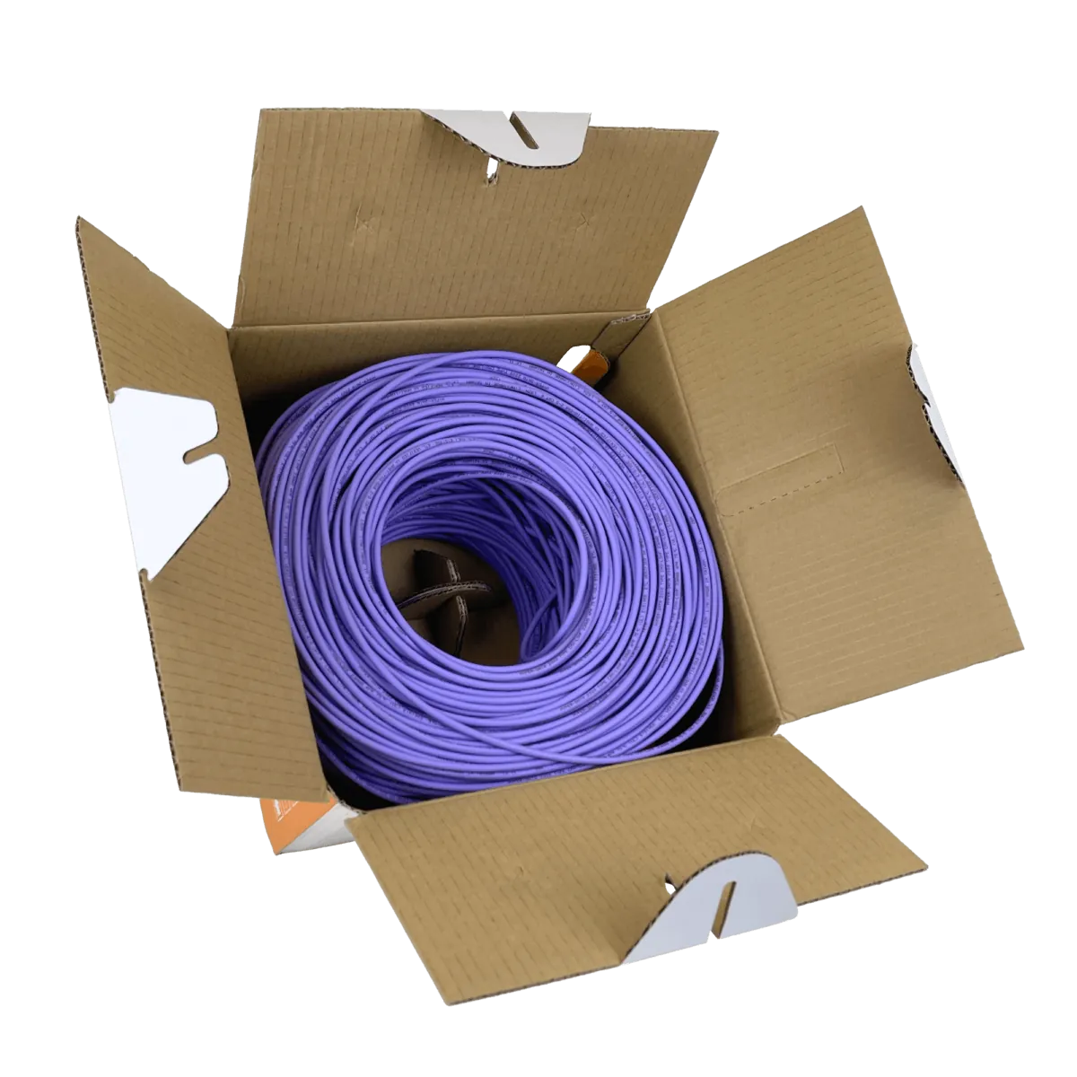 Caja Cable LINKMADE Cat6 UTP Violeta 305mt LSZH Unifilar Cobre Taiwan 2