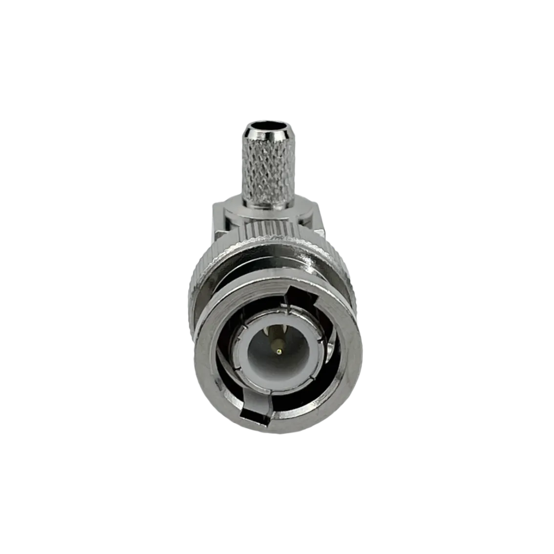 Conector BNC macho BM2J 90 grados LMR195 crimpeable RG58 RG142 3