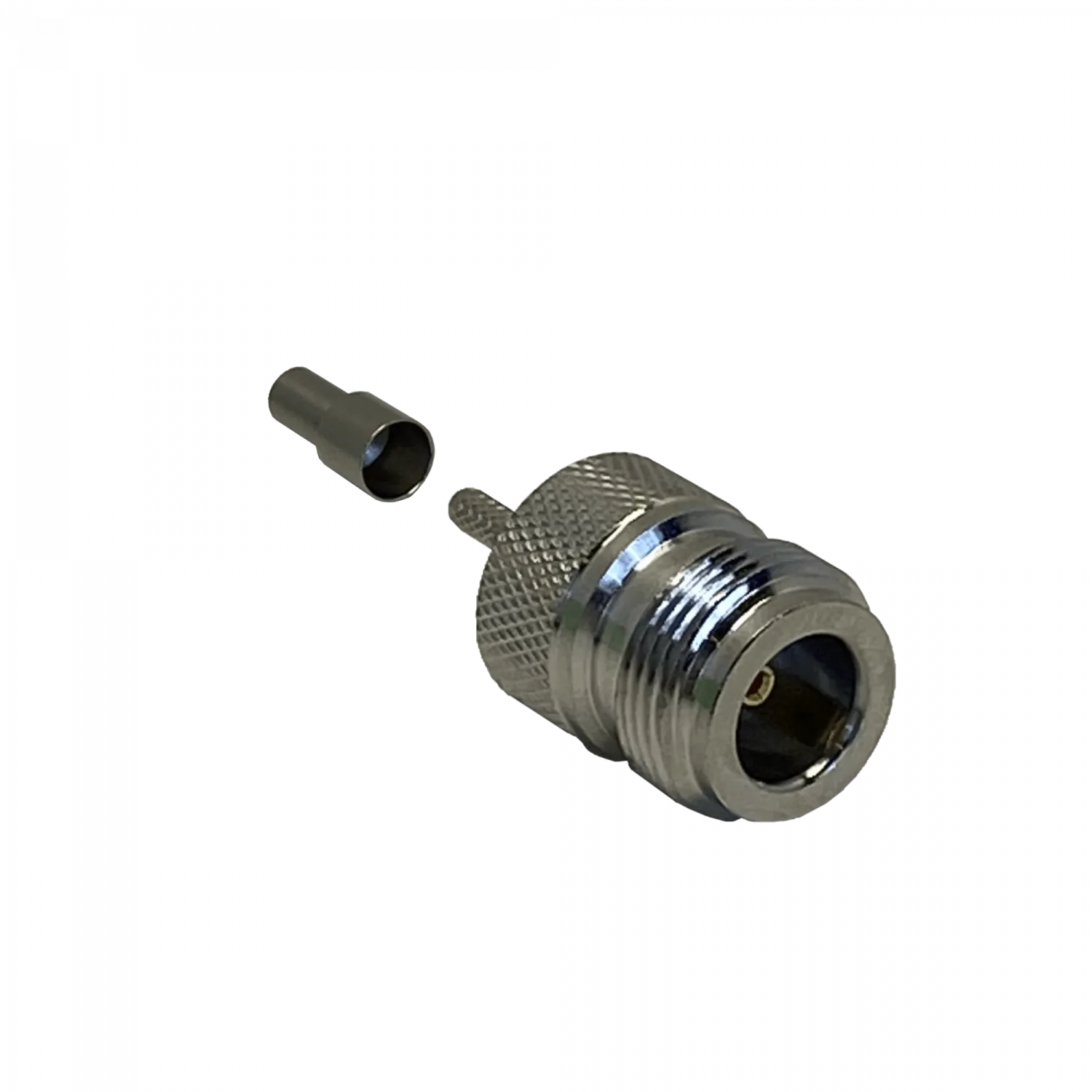 N-Hembra RG316 Conector Crimpeable CA100 RG174 2