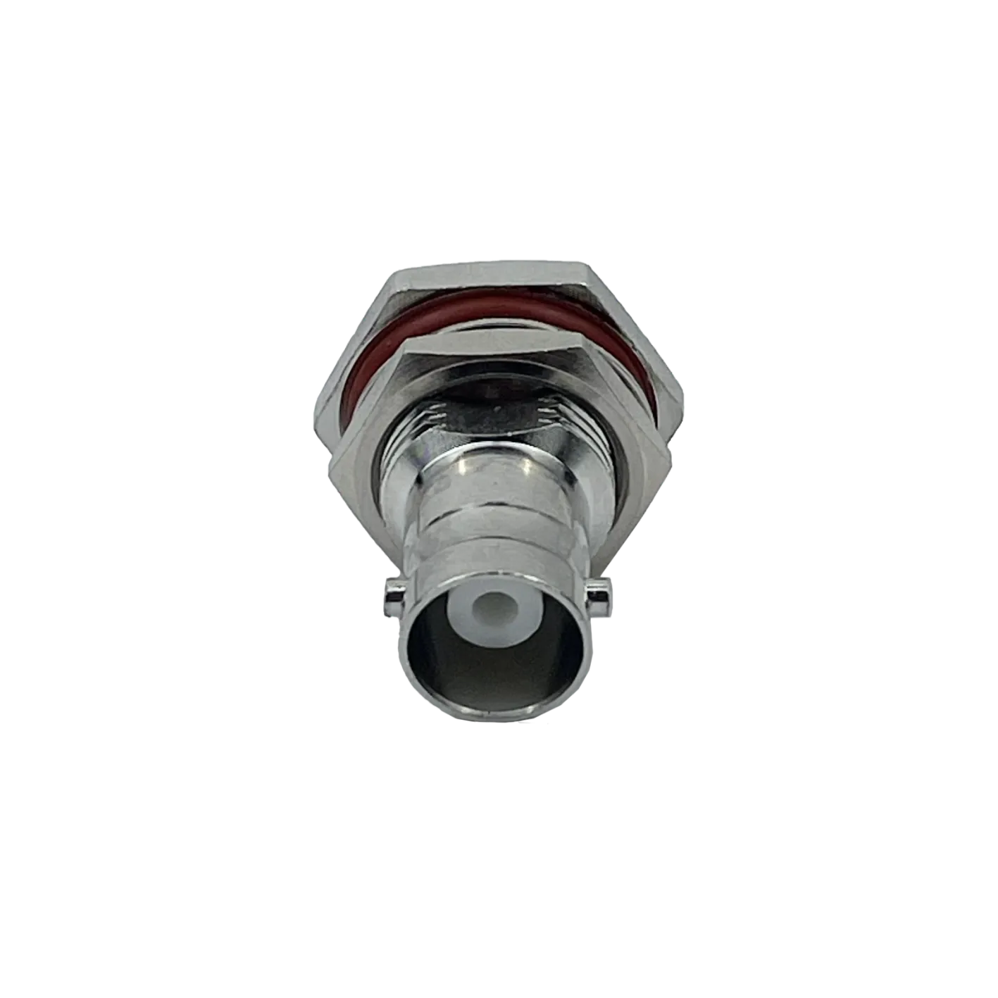 Conector BNC hembra BH2E LMR195 RG58 13mm panel crimpeable coaxial 3