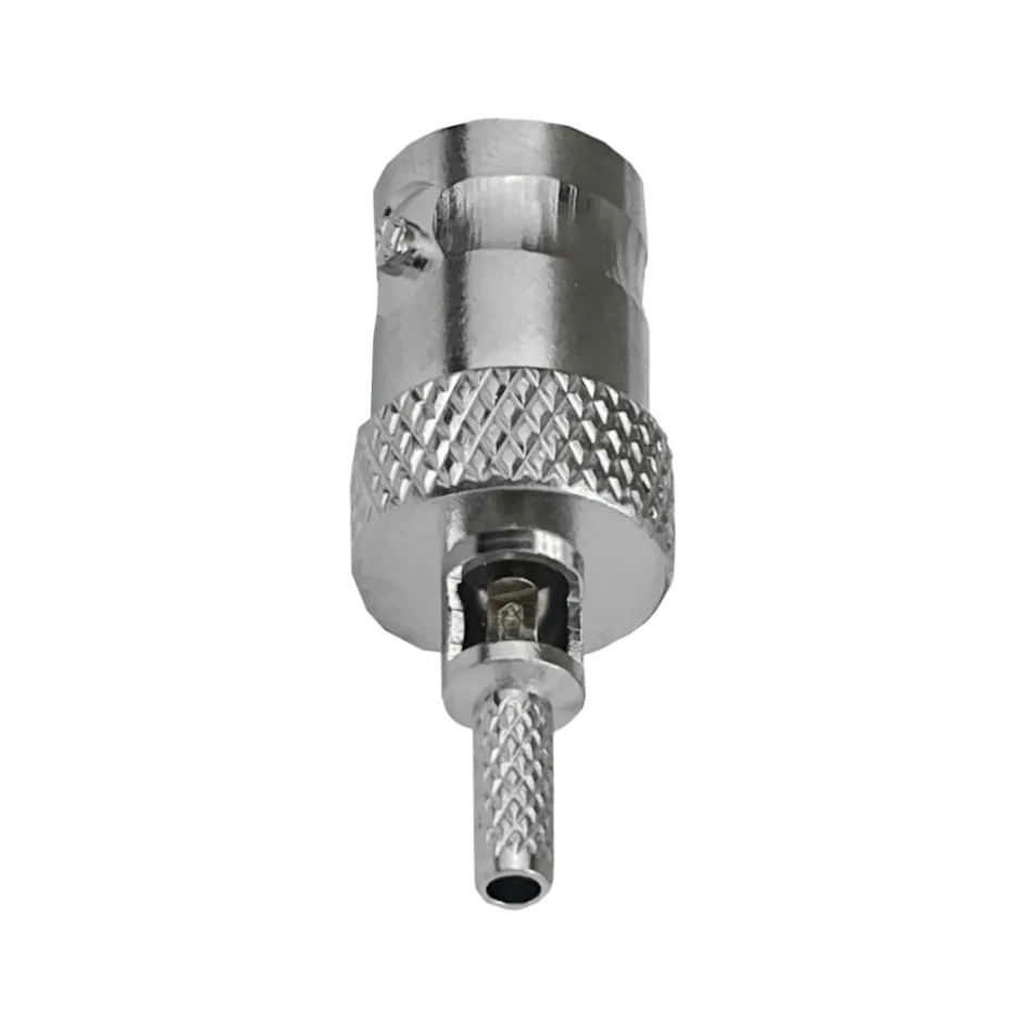 Conector BNC hembra BH1C RG316 coaxial crimpeable CA100 RG174 2