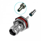 Conector coaxial TNC hembra de panel crimpeable para cable LMR100 RG316 diametro 13 mm - Miniatura 3