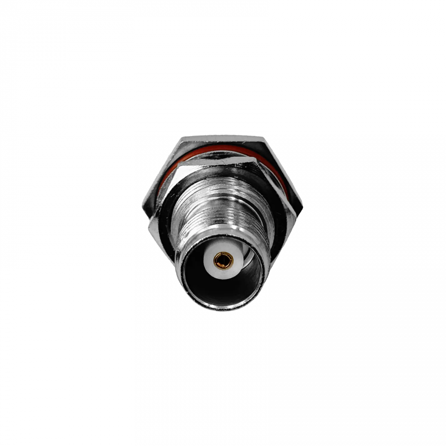 Conector coaxial TNC hembra de panel crimpeable para cable LMR100 RG316 diametro 13 mm 4