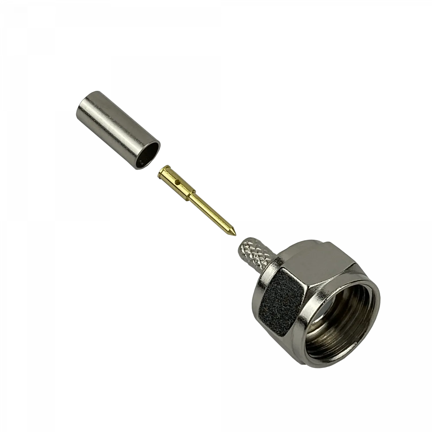 F-Macho RG316 Conector Coaxial Crimpeable CA100 RG174 4