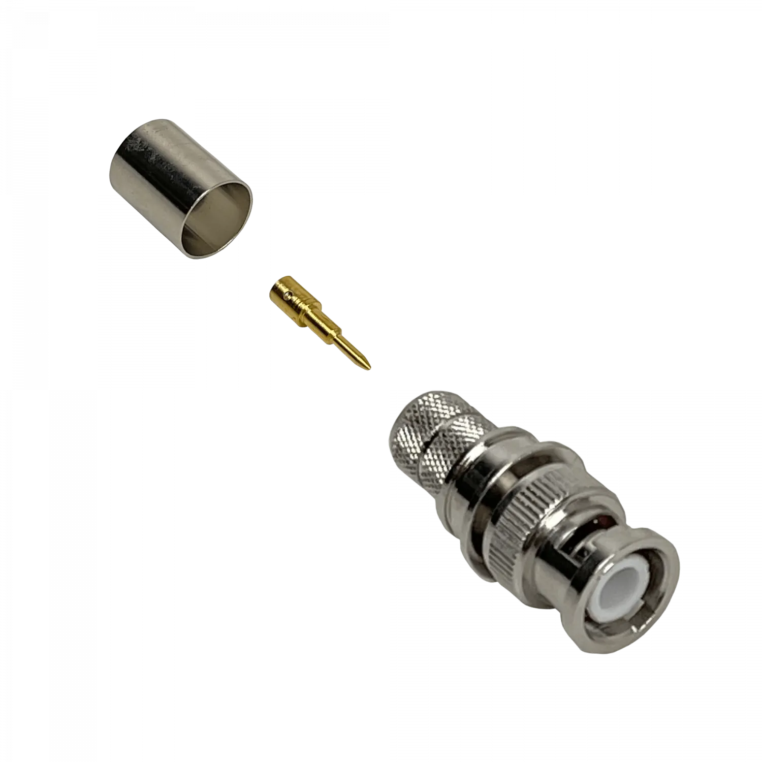 Conector BNC Macho BM4C para CA400/LMR400, crimpeable 3