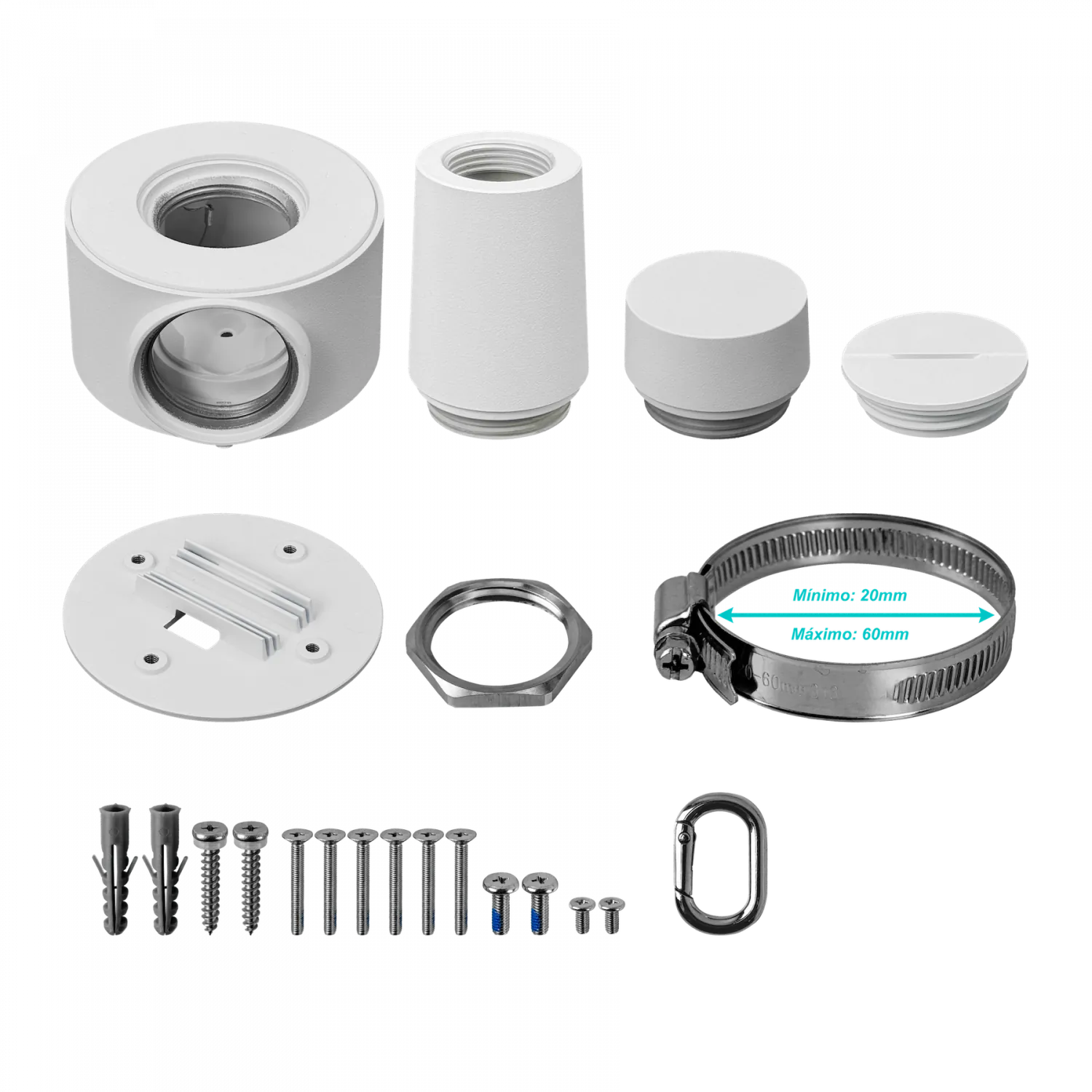 Caja de Conexiones Ubiquiti UACC-Camera-CJB-W – Montaje Seguro para Cámaras de Seguridad 6