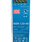 MEANWELL 48VDC 120W 2,5A ajust/48-55V Ancho-40mm Riel-DIN Fuente Poder - Miniatura 3