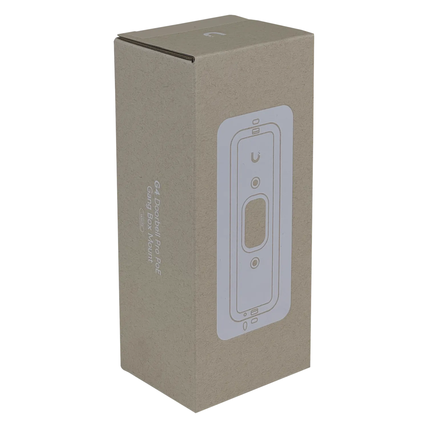 Soporte Ubiquiti G4-DOORBELL-BOX-WH - Montaje Plano o Angular 25° para UVC-G4-Doorbell-Pro 2