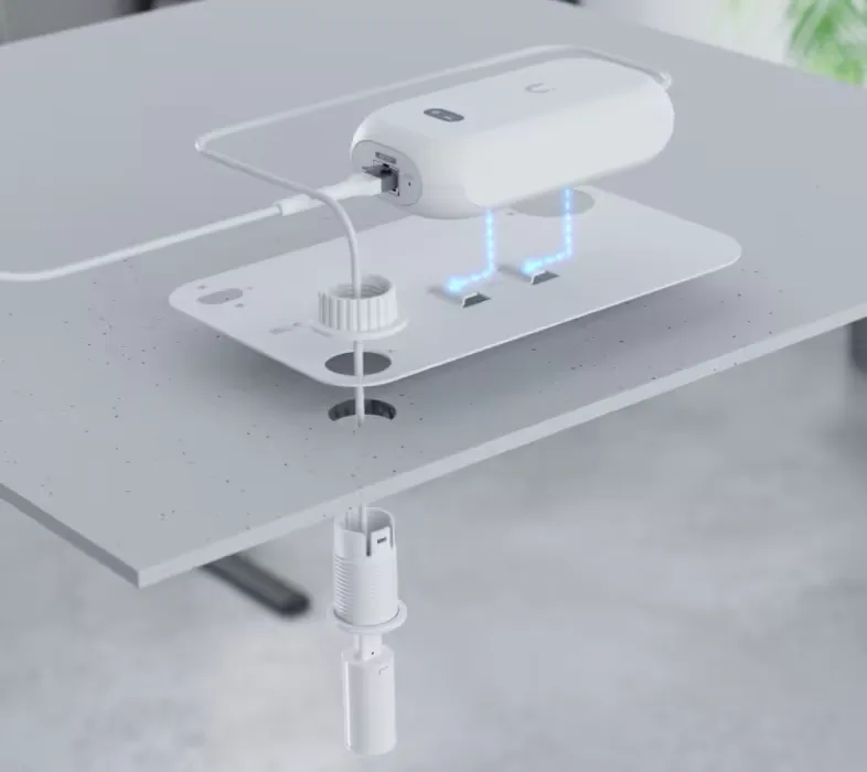 Soporte de Montaje a Techo Blanco Ubiquiti - Compatible con UVC-AI-THETA 5