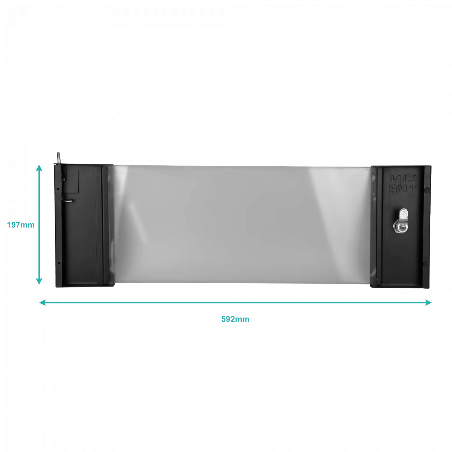 Puerta Repuesto LINKMADE RK04-P para Rack 4U 3
